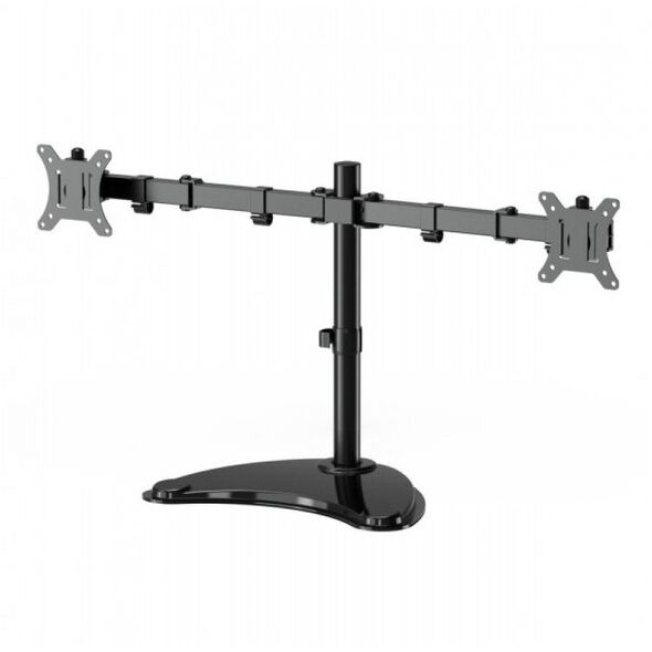 GEMBIRD Stojak biurkowy na dwa monitory regulowany 13-32cal do 8 kg