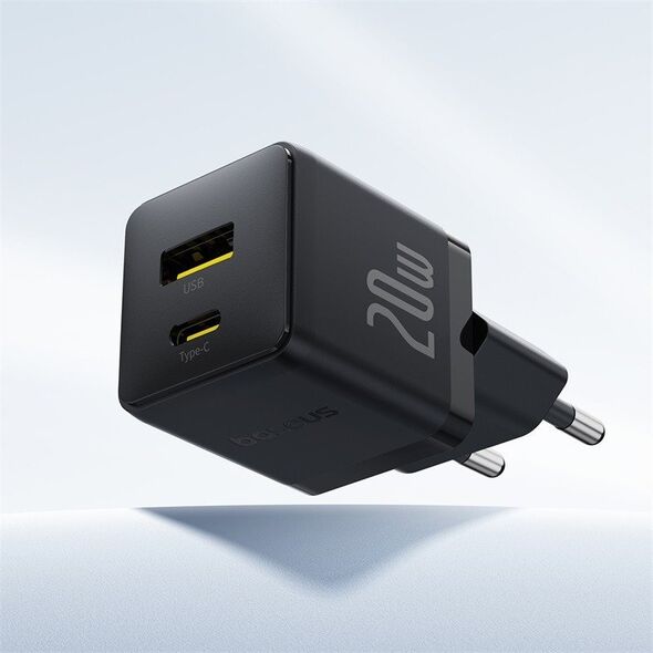 Ładowarka sieciowa Baseus Palm 20W USB-A, USB-C czarna