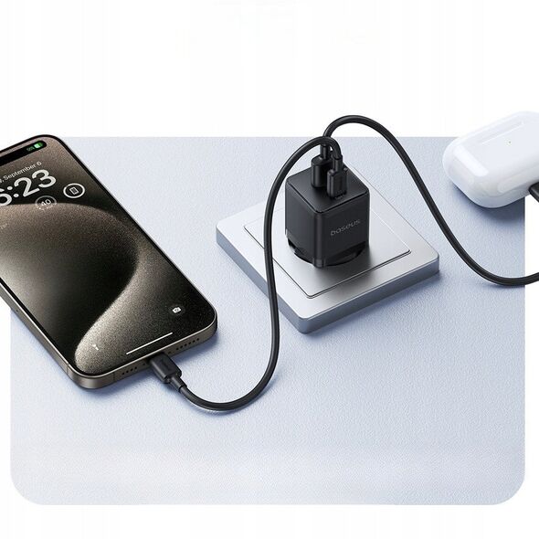 Ładowarka sieciowa Baseus Palm 20W USB-A, USB-C czarna