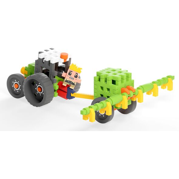 *****Klocki waffle Farmer traktor+orpys.50el 07498