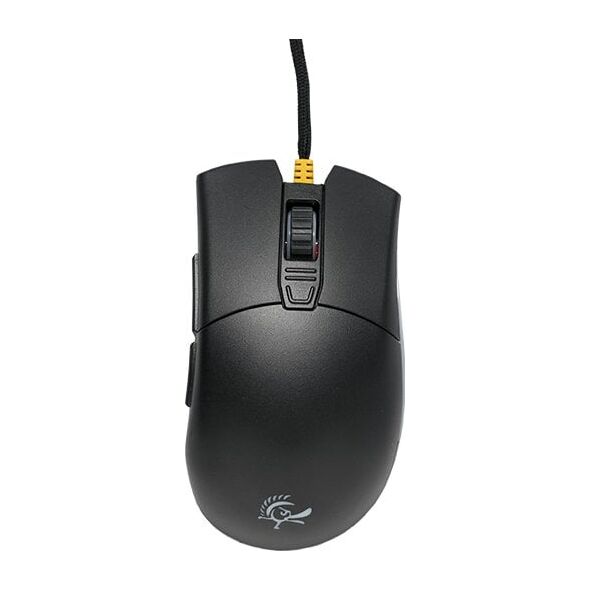 Ducky Secret M Retro Gaming Maus - schwarz