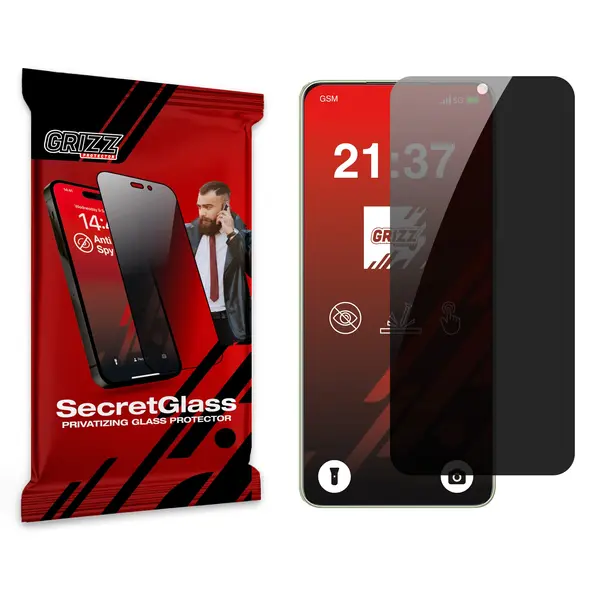 Matowe szkło prywatyzujące GrizzGlass SecretGlass do Oppo A5 Energy