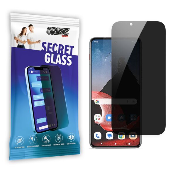 Matowe szkło prywatyzujące GrizzGlass SecretGlass do Motorola ThinkPhone