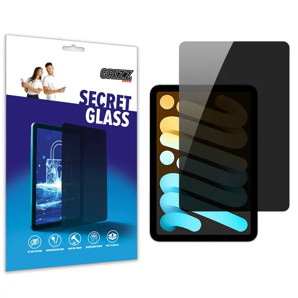Matowe szkło prywatyzujące GrizzGlass SecretGlass do Apple iPad mini 2024