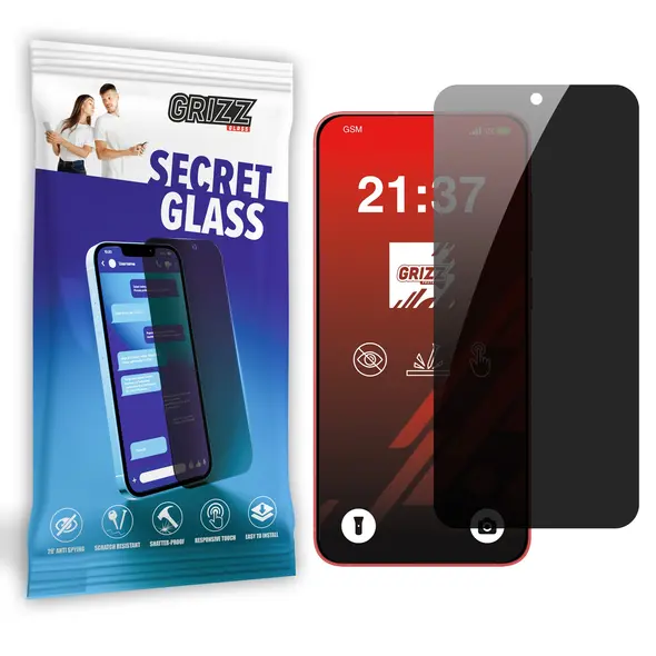 Matowe szkło prywatyzujące GrizzGlass SecretGlass do Samsung Galaxy S25 Plus