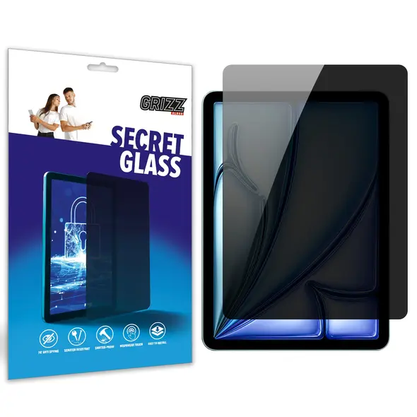 Matowe szkło prywatyzujące GrizzGlass SecretGlass do Apple iPad Air 11" M3 2025