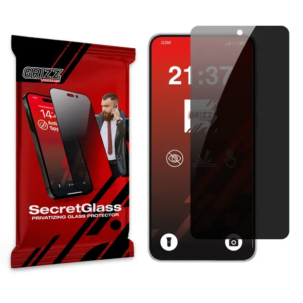 Matowe szkło prywatyzujące GrizzGlass SecretGlass do Samsung Galaxy M56