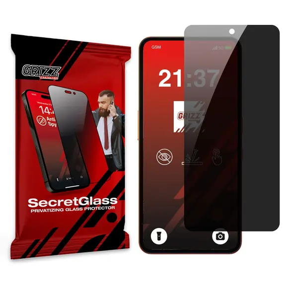 Matowe szkło prywatyzujące GrizzGlass SecretGlass do Nothing CMF Phone 2 Pro