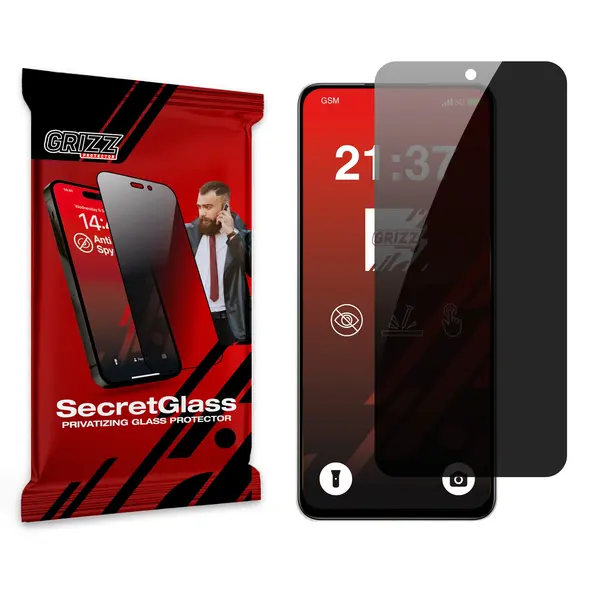 Matowe szkło prywatyzujące GrizzGlass SecretGlass do Realme Narzo 80x