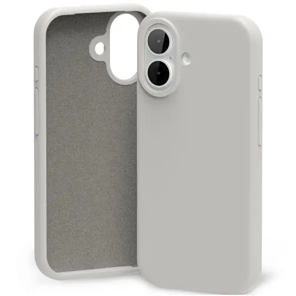 Etui Mercury Silicone do iPhone 17 kamienny