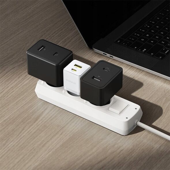 Ładowarka sieciowa Baseus Palm 20W USB-A, USB-C biała
