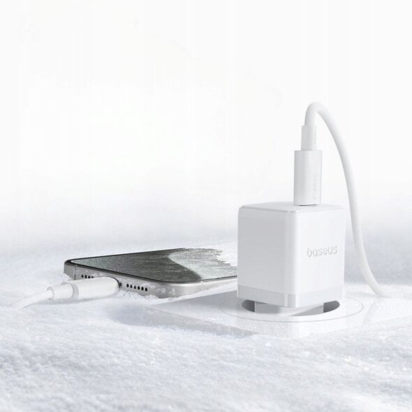 Ładowarka sieciowa Baseus Palm 30W USB-C biała