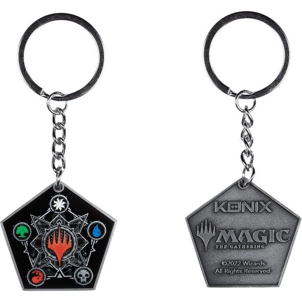 Konix Magic: The Gathering "Colors" Metal Keychain
