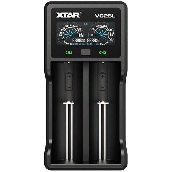 Ładowarka Xtar XTAR ŁADOWARKA DO AKUMULATORÓW CYLINDRYCZNYCH LI-ION / NI-MH / NI-CD 18650 VC2SL