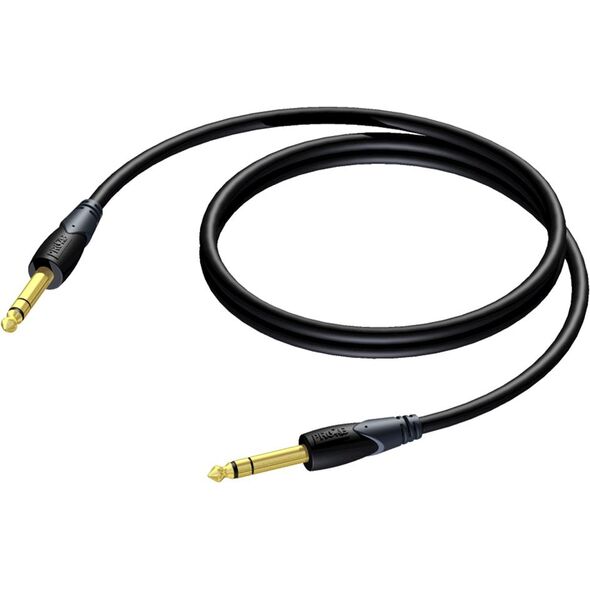 Καλώδιο PROCAB CLA610/1.5, βύσμα (M) στερεοφωνικό σε βύσμα (M) στερεοφωνικό (1,5m)