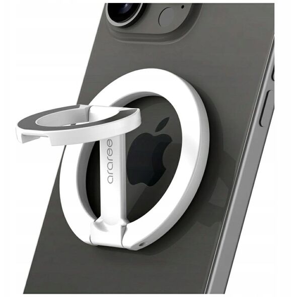 Βάση δαχτυλιδιού Araree A-Ring MagSafe GripTok λευκό