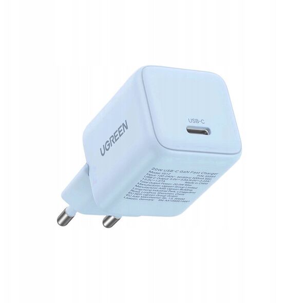 Ładowarka sieciowa UGREEN X512 20W GaN USB-C niebieska