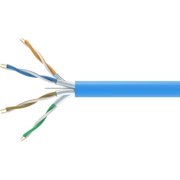 Equip 404546 kabel sieciowy Niebieski 305 m Cat6a U/FTP (STP)