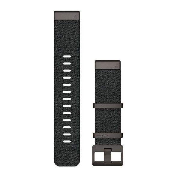 Garmin Pasek materiałowy na nadgarstek QuickFit 22 (czarny wrzos / grafitowa sprzączka) (010-12738-03)