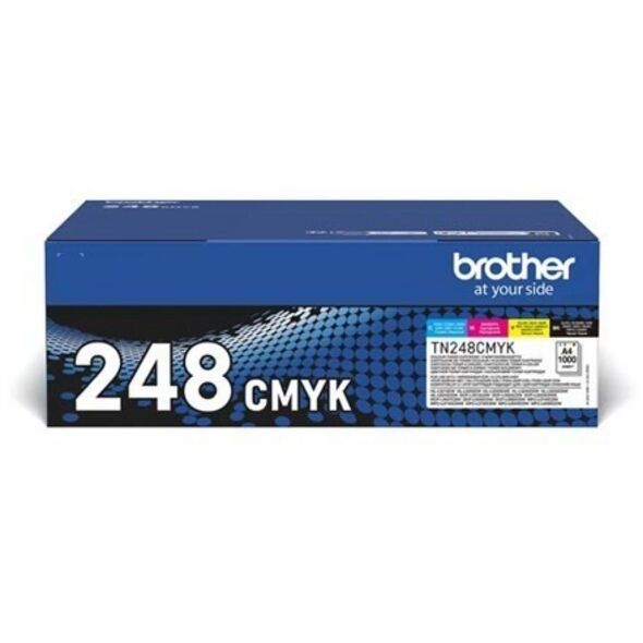 Brother  4 X 1000 Page Std Yield Toners for Colourled Range (TN248VAL) (BROTN248VAL) έως 12 άτοκες Δόσεις