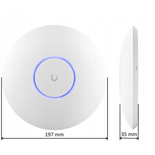 PUNKT DOSTĘPOWY UQ-U6-PRO UniFi Wi-Fi 6 2.4&nbsp|GHz, 5&nbsp|GHz, 573.5&nbsp|Mbps + 4800&nbsp|Mbps UBIQUITI