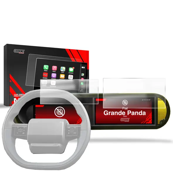 Folia matowa GrizzGlass CarDisplay Protection do Fiat Grande Panda 10,25" (2025) [2w1]