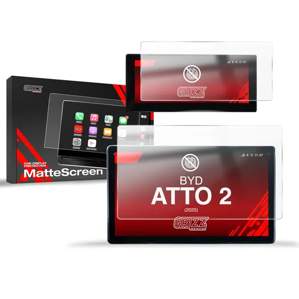 Folia matowa GrizzGlass CarDisplay Protection do BYD ATTO 2 10,1" (2025) [2w1]