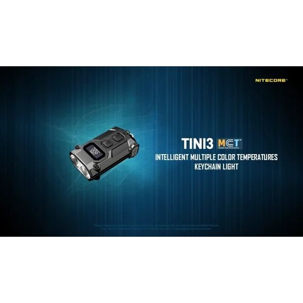 Nitecore Latarka TINI3 600lm Black