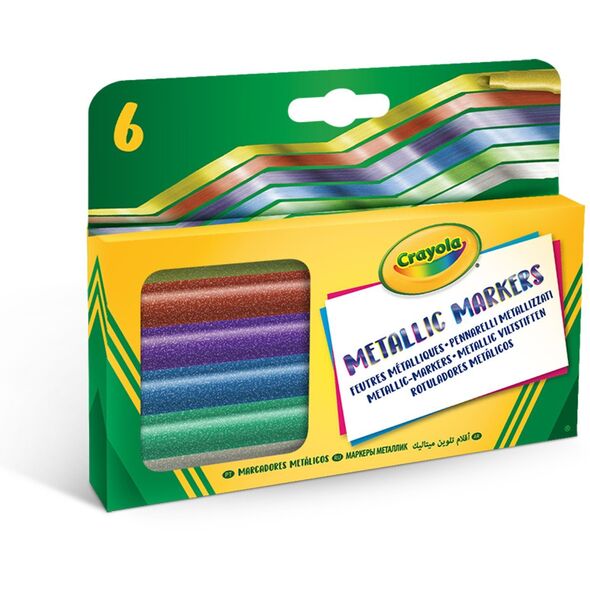 CRAYOLA 6 metallic markers