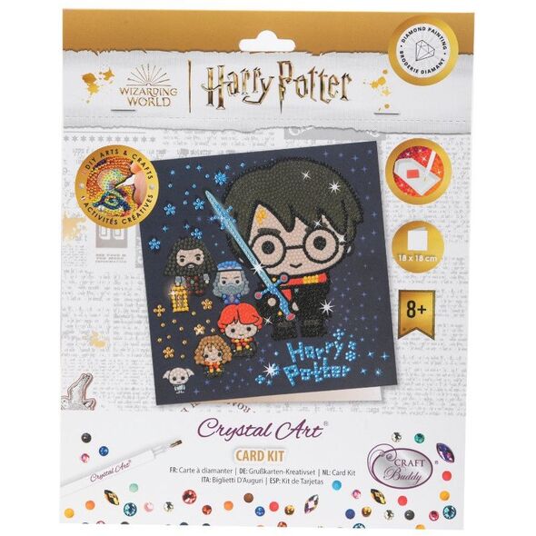 HARRY POTTER Crystal Art Card Family, 18 x 18 cm