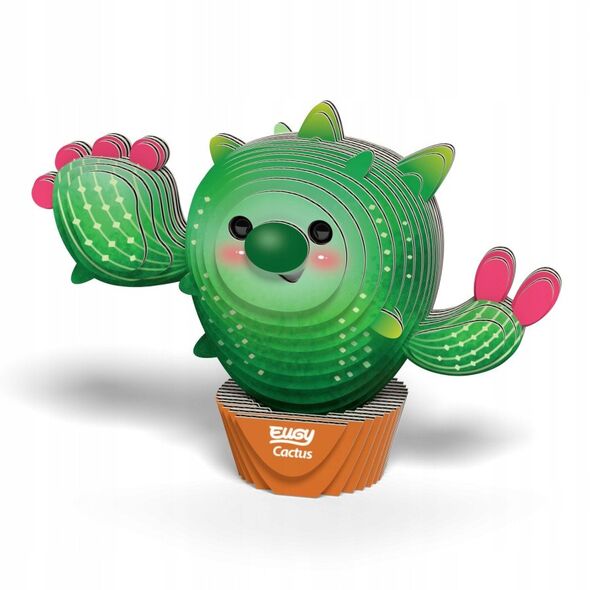 EUGY 3D Cardboard Model Kit - Cactus