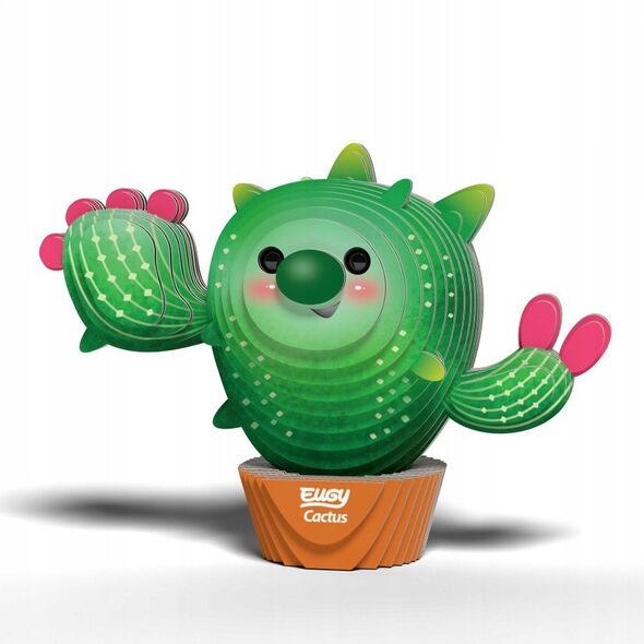 EUGY 3D Cardboard Model Kit - Cactus