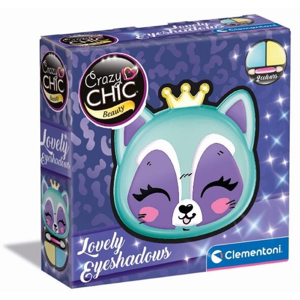 Akių šešėliai vaikams Clementoni Crazy Chic Raccoon