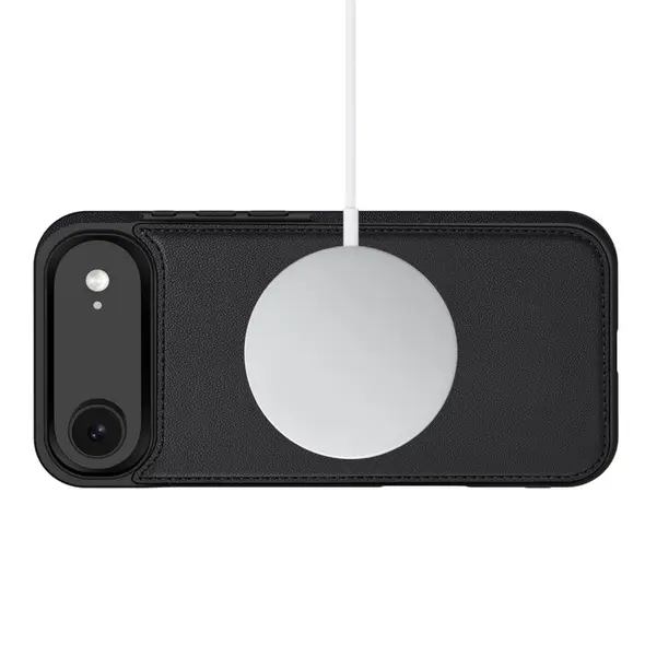 Etui z klapką Tech-protect Wallet MagSafe do Apple iPhone 17 Air Matte Black