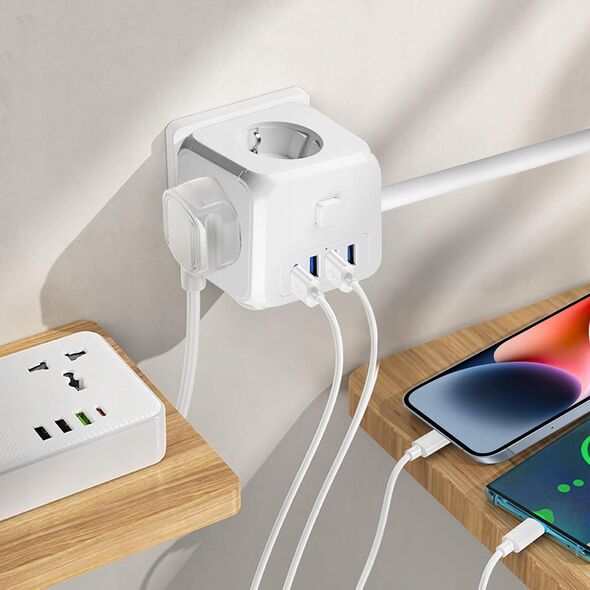 MORRE KOSTKA ZASILAJĄCA 3G, 2xUSB, 2xUSB-C 1,5m