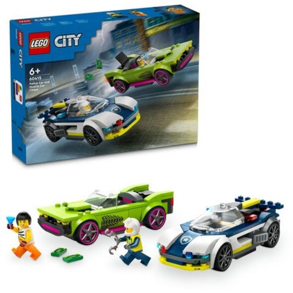 Lego City Chase With Police Car And Muscle Car (60415) (LGO60415) έως 12 άτοκες Δόσεις