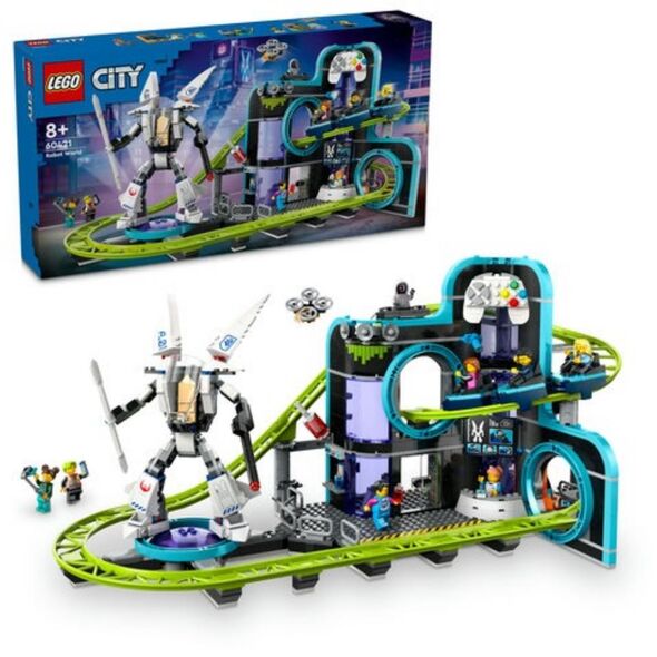 Lego City Roller Coaster With Robot Mech (60421) (LGO60421) έως 12 άτοκες Δόσεις