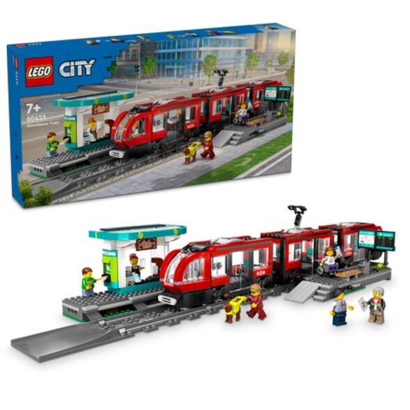 Lego City Tram With Stop (60423) (LGO60423) έως 12 άτοκες Δόσεις