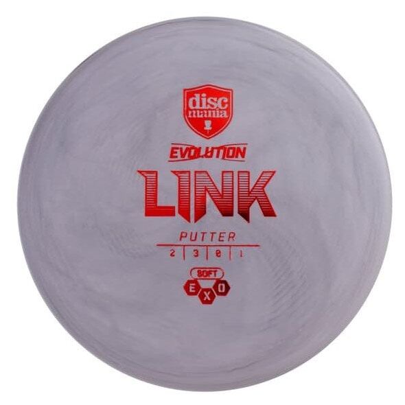 Discmania Discgolf DISCMANIA Putter SOFT EXO LINK Evolution Grey 2/3/0/1