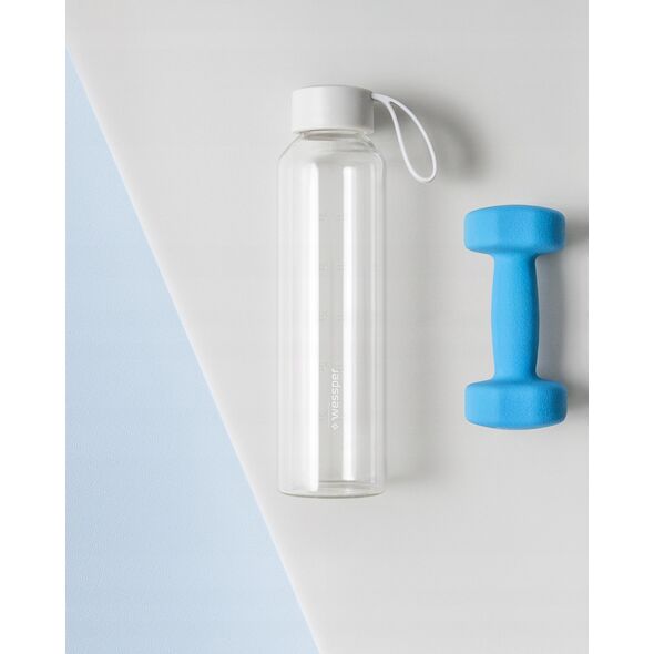 Szklana butelka Wessper B1 Borosilicate 500ml Transparent  (WES260-500-TR-NEW)