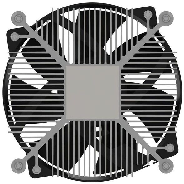 EKL 22226 CPU-Kühler, Sockel LGA 17XX / 1851, 92 mm PWM - 35 / 65 W TDP