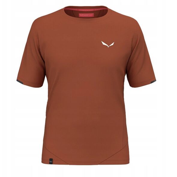 Koszulka szybkoschnąca Salewa Pedroc Dry Hyb T-Shirt - bombay brown rozmiar: s