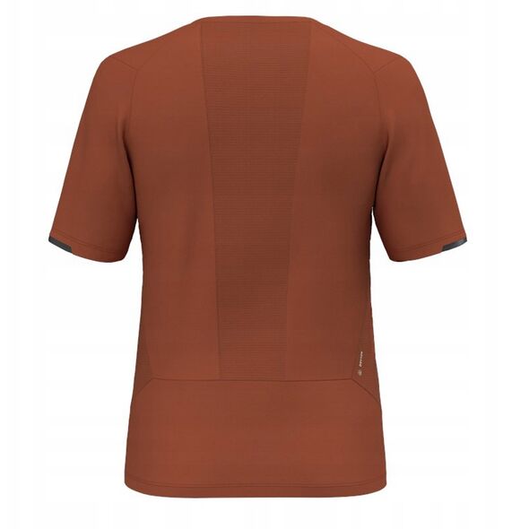 Koszulka szybkoschnąca Salewa Pedroc Dry Hyb T-Shirt - bombay brown rozmiar: s