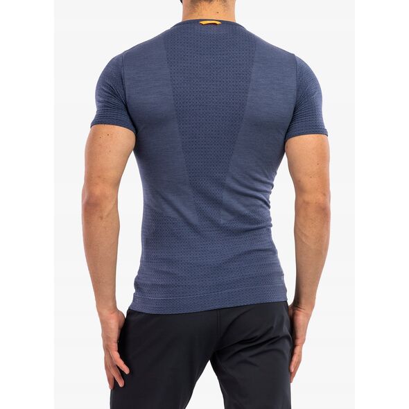 Koszulka Salewa Zebru Medium Warm AMR T-Shirt - dark denim rozmiar: xl