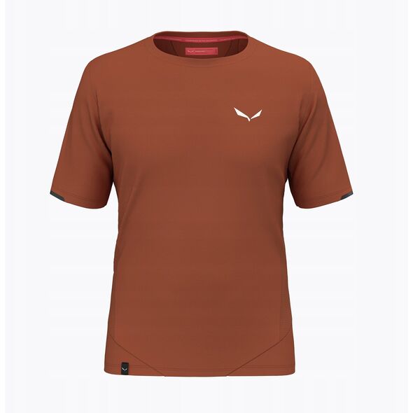 Koszulka szybkoschnąca Salewa Pedroc Dry Hyb T-Shirt - bombay brown rozmiar: l