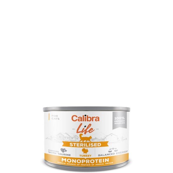 CALIBRA Cat Life Sterilised Turkey 200g
