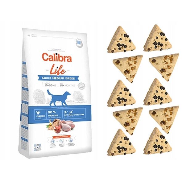 CALIBRA DOG life adult medium breed chicken 12kg