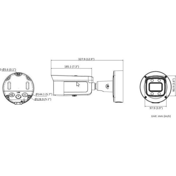 Kamera IP Hikvision Kamera Ip Hikvision Ds-2Cd2647G2-Lzs (3.6-9Mm) (C)