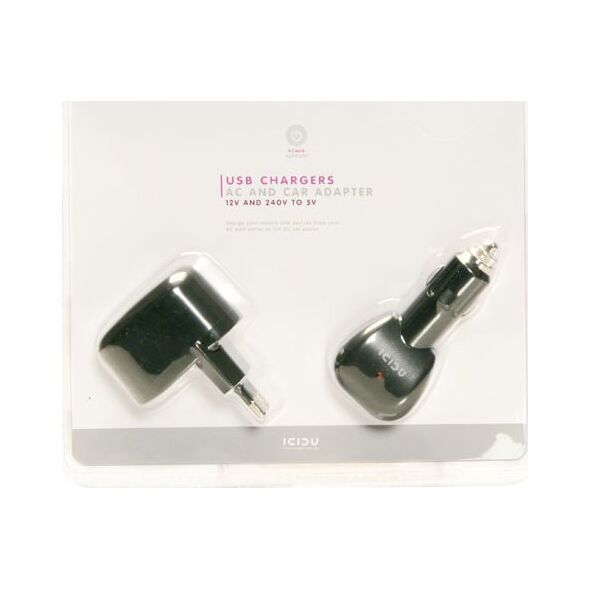 Ładowarka Icidu ICIDU USB Charger Pack, 2 port AC