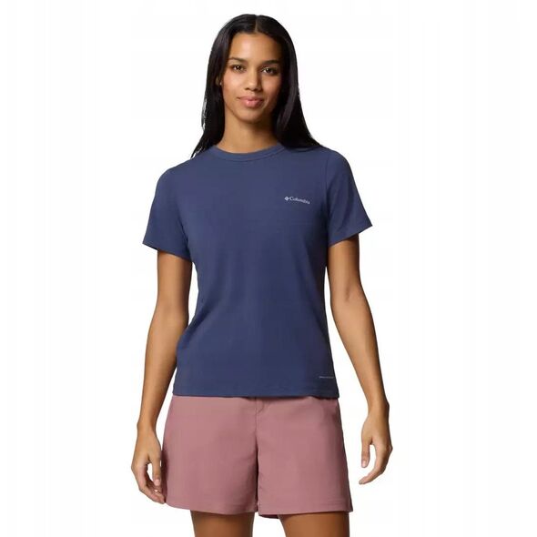 Columbia Sun Trek W SS II Μπλούζα 2119711466 Granatowe XL